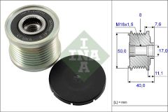 ALTERNATOR KASNAGI MERCEDES X164 W211 W221 W164-INA-A6291500160