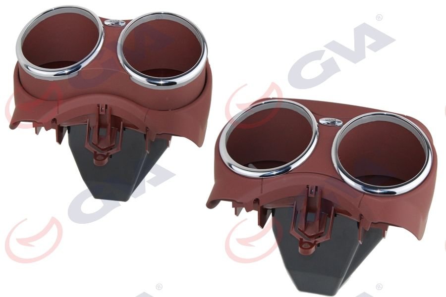 BARDAKLIK ORTA KONSOL KIRMIZI KROM MERCEDES CLS C219 06-2011-GVA 9103658-A2196800414