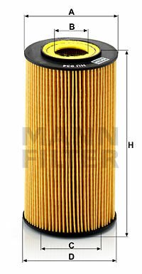 YAG FILTRESI MERCEDES OM628 W211 W463 W163 W220-MANN HU934X-A6281800009