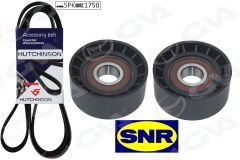 ALTERNATÖR GERGİ KİTİ KÜTÜKSÜZ CLIO II-KANGOO-MEGANE I-SCENIC I-LOGAN1.4-1.6 16V KLİMALI HİDR K015PK1750-GVA 59A1108-7701477521-7701477517