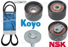 EKSANTRİK GERGİ KİTİ 128x270 LAGUNA 98-01 -MEGANE 99 -SCENIC 00-03 -ESPACE III 1.8-2.0 16V K025507XS-GVA 59T1820D-7701472292-7701473053-7701476674