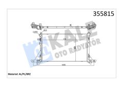 MOTOR RADYATORU MASTER III 10 MOVANO B 10 2.3dCI-KALE 355815-214004474R-214101169R