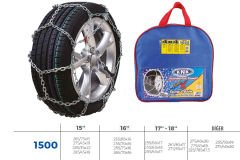 PATİNAJ ZİNCİRİ 4x4 JEEP - MİNİBÜS VE HAFİF TİC.ARAÇ ZİNCİR EBATLARI İÇİN RESİME BAKINIZ-KNK4 1500