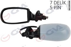 DIŞ DİKİZ AYNASI SOL PUNTO 04 ELEKTRİKLİ ISITMALI SİYAH ASTARLI KONVEKS VM-156EHPL-GVA 1028210-735273122-735380187