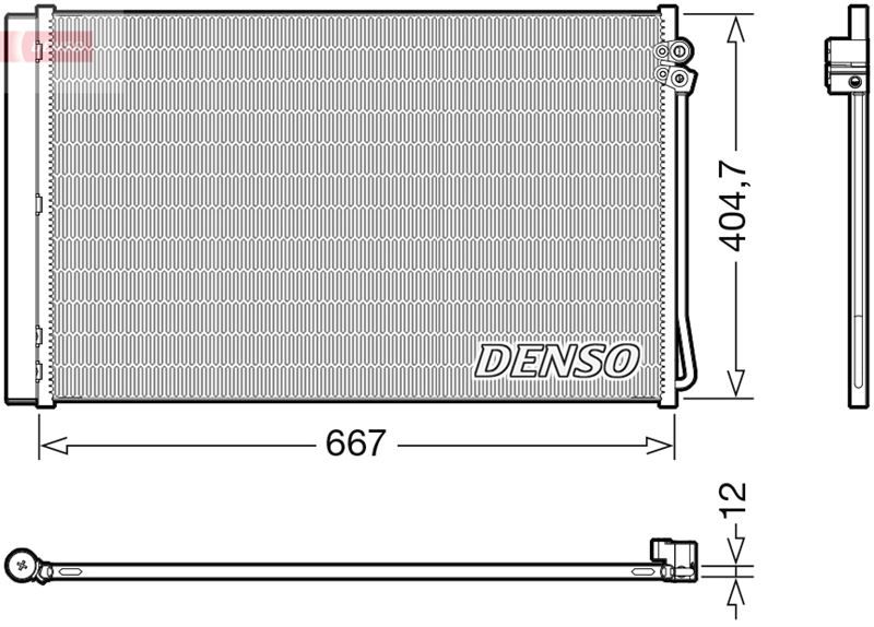 KLIMA RADYATORU MERCEDES W447 B907 B910-DENSO DCN17062-A4478350070