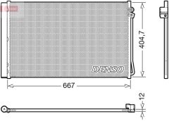 KLIMA RADYATORU MERCEDES W447 B907 B910-DENSO DCN17062-A4478350070