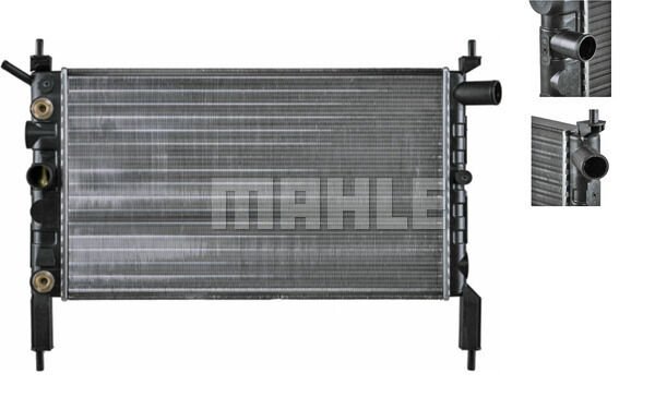 RADYATÖR BRAZİNG ASTRA F 93-98 1.4I-1.6I-2.0I KLİMASIZ MEK OTOM 538x368x26-MAHLE CR1492000S-1300111-1300132-52456308-52456309