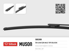 SİLECEK SÜPÜRGESİ 650MM MUZ TİPİ C1 04/14-P108 05/14-SILBAK SB26B