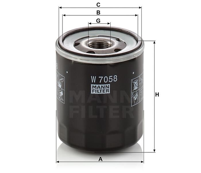 YAĞ FİLTRESİ ASTRA L-CORSA F-COMBO E-CROSSLAND-106-206-207-208-2008-301-306-307-308-3008-406-407-508 -5008-PARTNER-EXPERT-BERLINGO-JUMPY-C3-C4-C5-BOXER-JUMPER-DUCATO-DS3-4 1.2 PureTech 1.9-2.0-2.2 HDI-MANN-1109.AL-1109.AP