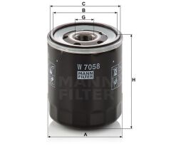 YAĞ FİLTRESİ ASTRA L-CORSA F-COMBO E-CROSSLAND-106-206-207-208-2008-301-306-307-308-3008-406-407-508 -5008-PARTNER-EXPERT-BERLINGO-JUMPY-C3-C4-C5-BOXER-JUMPER-DUCATO-DS3-4 1.2 PureTech 1.9-2.0-2.2 HDI-MANN-1109.AL-1109.AP