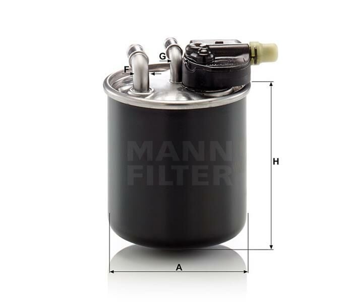 YAKIT FILTRESI MERCEDES OM607 W176 W246 C117 X117 X156-MANN WK820.22-A6070901352