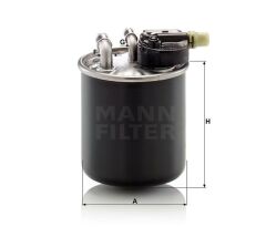 YAKIT FILTRESI MERCEDES OM607 W176 W246 C117 X117 X156-MANN WK820.22-A6070901352