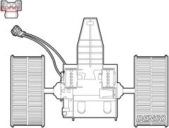 KALORIFER MOTORU BMW E60 E61 E63 E64 12V-DENSO DEA05009-64116933910