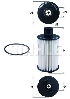 YAG FILTRESI DISCOVERY 4 L319 13 18 RANGE ROVER 3 L322 09 18 RANGE ROVER SPORT 2 L494 13 19 VELAR L5 60 17 JAGUAR F-TYPE X152 12 XJ X351 09 XF I X250 09 15 XK II X150 09 14-MAHLE-LR011279 C2D3670