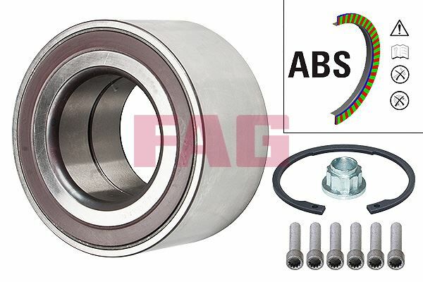 ÖN-ARKA TEKER RULMANI 51x96x50 VW TOUAREG-Q7-RANGEROVER III-PORSCHE CAYENNE-FAG 713610640-7L0498287