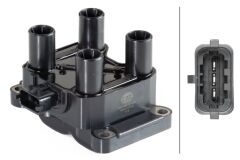 ATEŞLEME BOBİNİ LADA 111-112-VEGA 3-KUTUPLU-HELLA 5DA358057431-21113705010