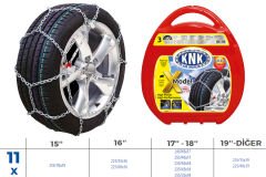 PATİNAJ ZİNCİRİ TAKMATİK ÇAPRAZ 15-16-17-18-49 JANT ZİNCİR EBATLARI İÇİN RESİME BAKINIZ-KNK1 X11