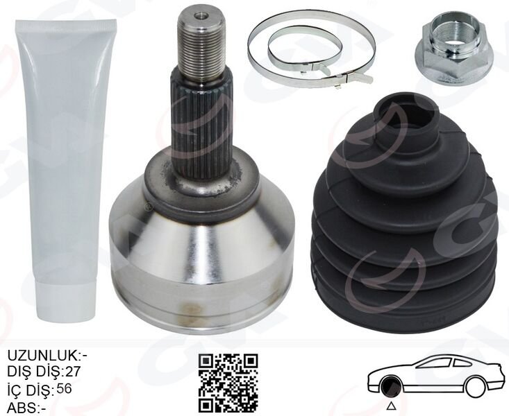 ÖN AKS KAFASI DIŞ SAĞ-SOL MONDEO III 2.0TDCI-2.0 BENZ. 00 07-GVA 4437004K-1S7W3B413DA-4106372