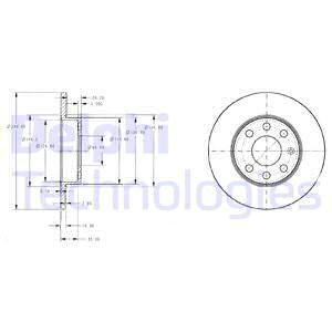 ÖN FREN AYNASI CORSA C 1.0-1.2 16V 01 11 240x11x4DL DOLU-DELPHI BG3567-569020-9195981-9127965