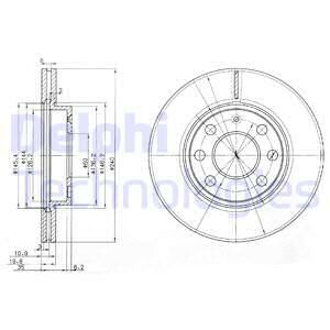ÖN FREN AYNASI CORSA C 1.0-1.2 16V 01 11 ABS Lİ 240x20x4DLxHAVALI-DELPHI BG3568-95526649-569021-9195985-9127966