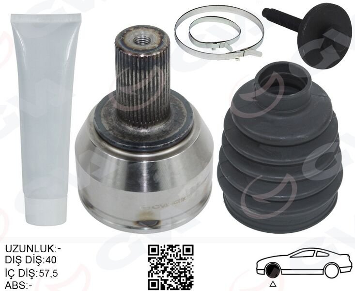 ÖN AKS KAFASI DIŞ SAĞ-SOL MONDEO 1.6 BENZINLI 07 14-GVA 4437013K-7G913A327AB-1459743-1481213