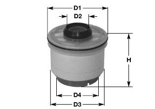 YAKIT FİLTRESİ TOYOTA HILUX D/CAB COMFORT 08-BLUEPRINT ADT32381-233900L010