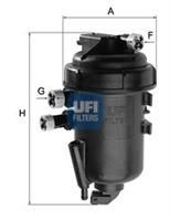 YAKIT FİLTRESİ ASTRA H-ZAFIRA 1.9 CDTI 05 OE-UFI 5515200-813042
