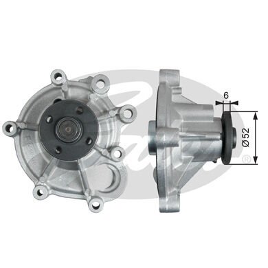 DEVIRDAIM POMPASI MERCEDES M271 W203 W204 CL203 C209 A209 W211 W212 C207 R171 R172-GATES WP0129-A2712001001