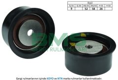 EKSANTRİK GERGİ RULMANI KÜÇÜK ASTRA F-G-VECTRA B-CORSA B-TIGRA-COMBO-ZAFIRA 1.4i 16V-1.6i 16V-1.8i-BMS-5636427-5636419-5636415-09128740