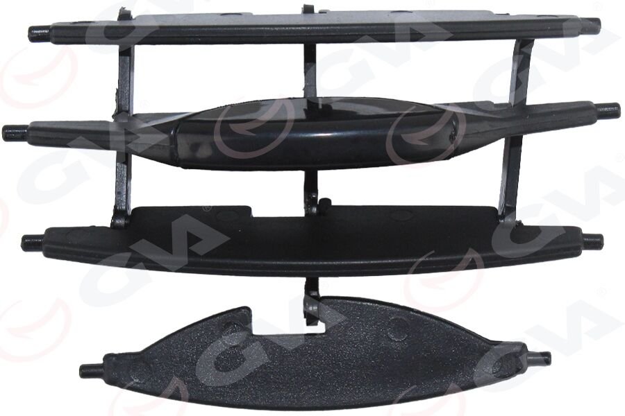 KALORİFER HAVALANDIRMA MUZULU IZGARA ÖN PERDESİ ORTASI SİYAH CORSA D-GVA 9890751-2201099-13417363-13365420