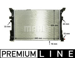 MOTOR SU RADYATORU MERCEDES W176 W246 C117 X117 X156-MAHLE CR2169000P-A2465001203