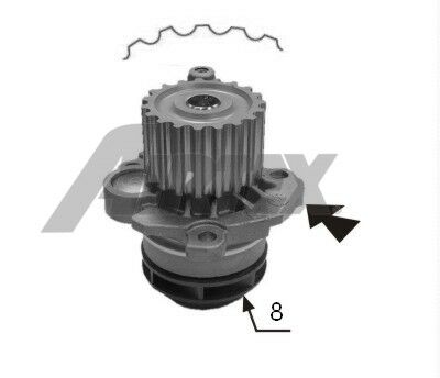 PA878-PA905 DEVİRDAİM PASSAT-A4-A6-GOLF 5-SUPERB 2.0TDI 06-10 BKP-BKD-BRE PA1355-AIRTEX 1998-038121011G-038121011J-038121011H