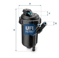 YAKIT FİLTRESİ KOMPLE COMBO-MERIVA-AGILA 1.3 CDTI 07 OE-UFI 5511600-93179236-813036