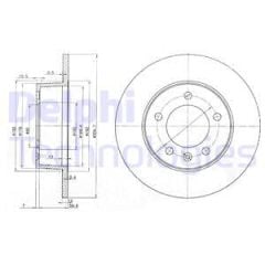 ARKA FREN AYNASI RENAULT MASTER II 00 OPEL MOVANO 00 305x12x5DL-DELPHI BG3681-7700314107-4403045-4320600QAA