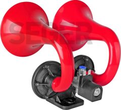 ÇİFT BORULU HAVALI KORNA 12V RAMHORN-ÇİFT BOYNUZ-SEGER 81JH12.000.02