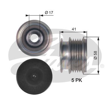 ALTERNATOR KASNAGI FORD MONDEO IV 07 15 2.5 VOLVO S40 II 10 12 / S60 I 04 II 12 S80 II 06 V70 III 06 12 S60 II 06 14 S80 II 06 14 XC60 XC70 06 12-GATES OAP7126-30667682