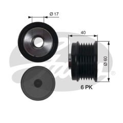 ALTERNATÖR KASNAĞI RULMANLI EGEA 1.6 MTJ 2020-GATES OAP7153-51860757