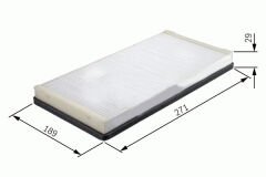 POLEN FİLTRESİ P405-P309 CU2861-SARDES SC571-6447.93