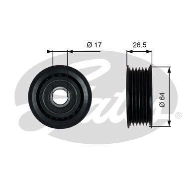 KAYIS GERGI RULMANI MERCEDES W203 CL203 W204 W211 W212 W221 R171 KANALLI-GATES T38099-A2722021019