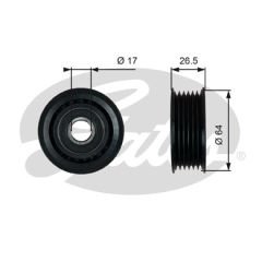 KAYIS GERGI RULMANI MERCEDES W203 CL203 W204 W211 W212 W221 R171 KANALLI-GATES T38099-A2722021019