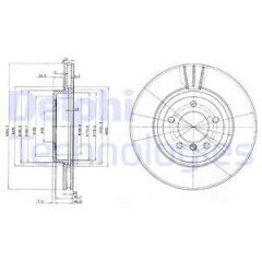 FREN DISKI ON BMW E46 Z4 E86 E85-DELPHI BG3830-34116864047