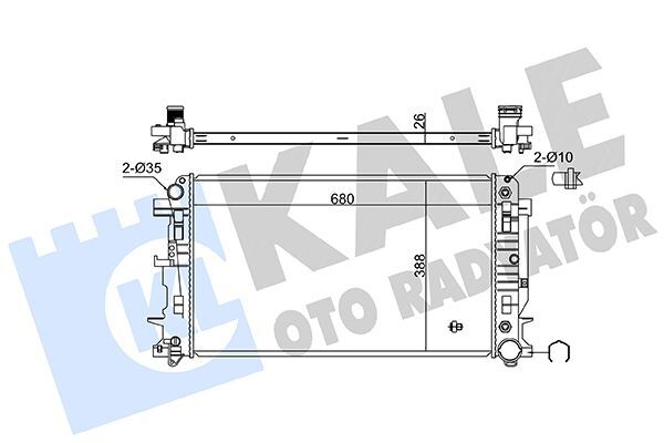 MOTOR SU RADYATORU MERCEDES SPRINTER B906 06-KALE 363530-A9065001502