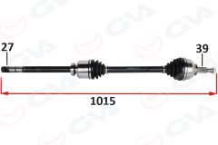 ÖN AKS SAĞ RENAULT TRAFIC II 2.0 DCI 01-14 -VIVARO X83 2.0 CDTI 15--GVA 4419612-8200452268-7711368831-8200776537