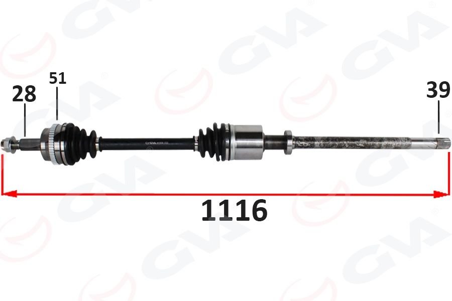 ÖN AKS SAĞ RENAULT MASTER II FD 2.5 DCI ABSLI 51 DIS 28X39 06-10-GVA 4419036-8201187695-8200414937