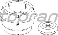 755 AMORTİSÖR TAKOZU RULMANLI GOLF IV-BORA-A3 1.6-1.8-1.8T-1.9 TDI AHW-AKL-AEH AGN-AGU-ATN-TOPRAN 108561001-1J0412331C-1J0412331CS-1J0412249