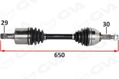 ÖN AKS SOL RENAULT KOLEOS HY 2.0 DCI A-T 08-14-GVA 4419811-39101JY04A-383002014R-39101JG74D