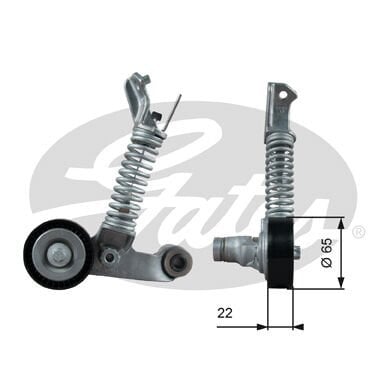 KAYIS GERGI RULMANI MERCEDES X156 W176 W246 C117 KUTUKLU-GATES T39373-A6512002400
