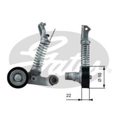 KAYIS GERGI RULMANI MERCEDES X156 W176 W246 C117 KUTUKLU-GATES T39373-A6512002400