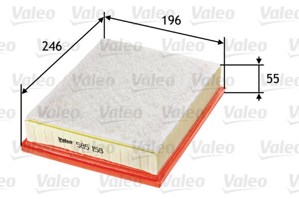 HAVA FİLTRESİ RENAULT LAGUNA III 1.5 DCI-VALEO 585158-8200602361