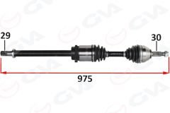 ÖN AKS SAĞ RENAULT KOLEOS HY 2.0 DCI A-T 08-14-GVA 4419810-39100JY04A-39100JD74A-391009742R